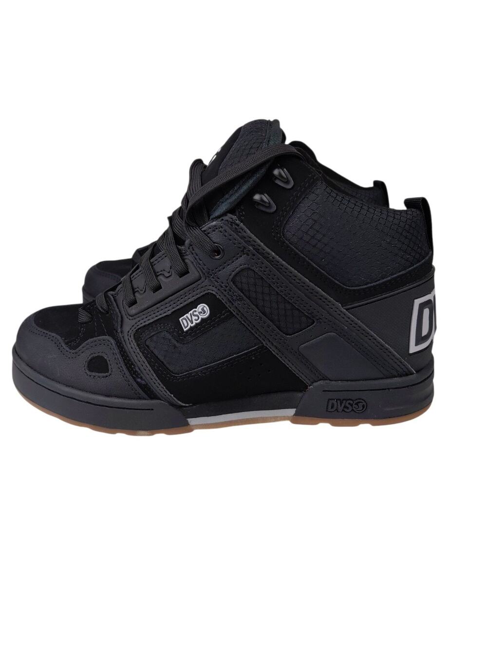 DVS Men's Size 9 Comanche Boot Black/Gray/Gum - DVF000092